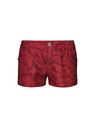 Sam 73 Rdeče ženske kratke hlače z vzorcem SAM 73