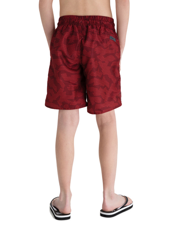 Sam 73 Rdeče fantovske vzorčaste kopalke SAM 73