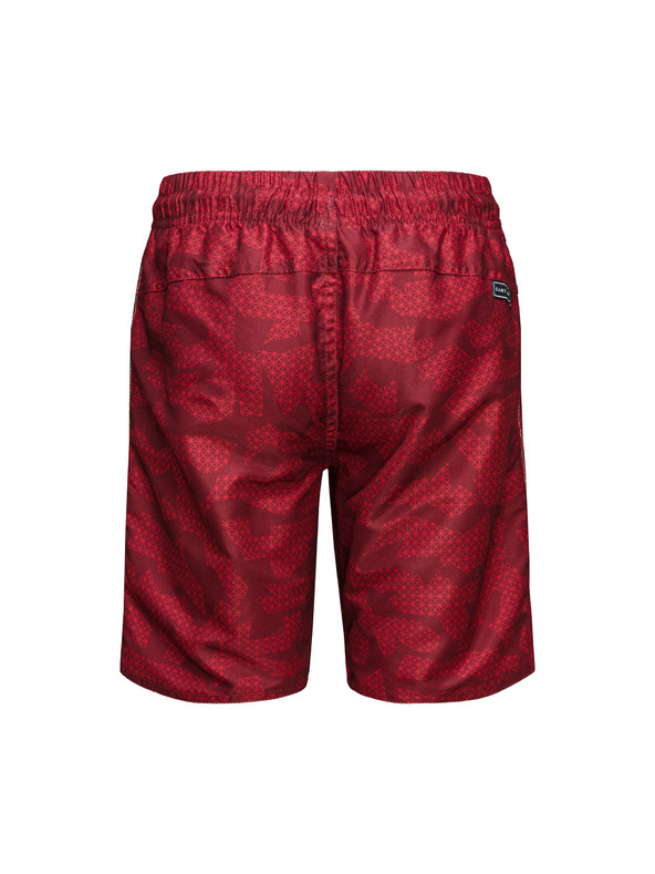 Sam 73 Rdeče fantovske vzorčaste kopalke SAM 73