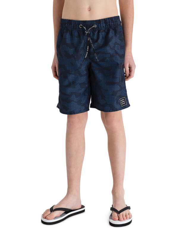 Sam 73 Temno modre fantovske vzorčaste kopalke SAM 73