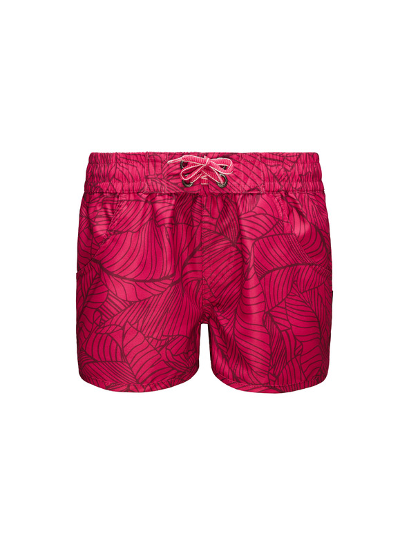 Sam 73 Roza dekliške kratke hlače z vzorcem in žepi SAM 73