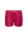 Sam 73 Roza dekliške kratke hlače z vzorcem in žepi SAM 73