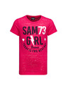 Sam 73 Roza dekliška majica s potiskom SAM 73