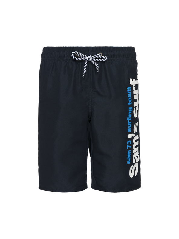 Sam 73 Temno modre fantovske kopalke s potiskom SAM 73