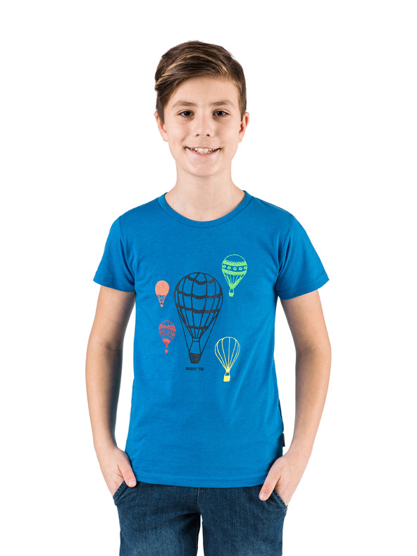 Sam 73 Modra fantovska majica s potiskom SAM 73