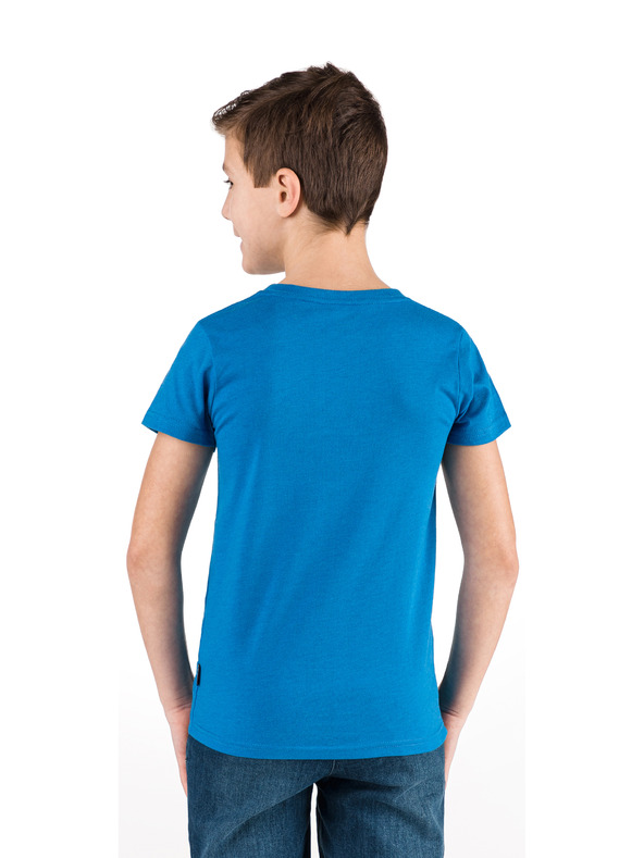 Sam 73 Modra fantovska majica s potiskom SAM 73