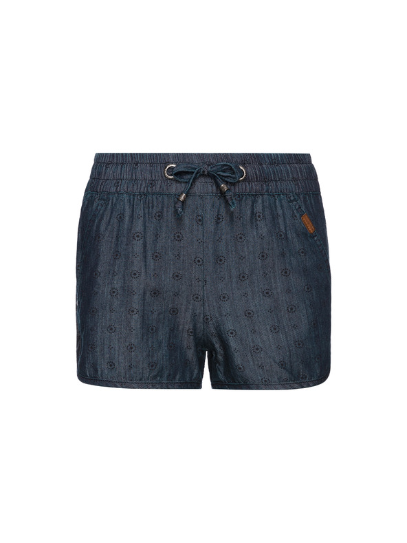Sam 73 Temno modre dekliške kratke hlače iz džinsa z vzorcem SAM 73