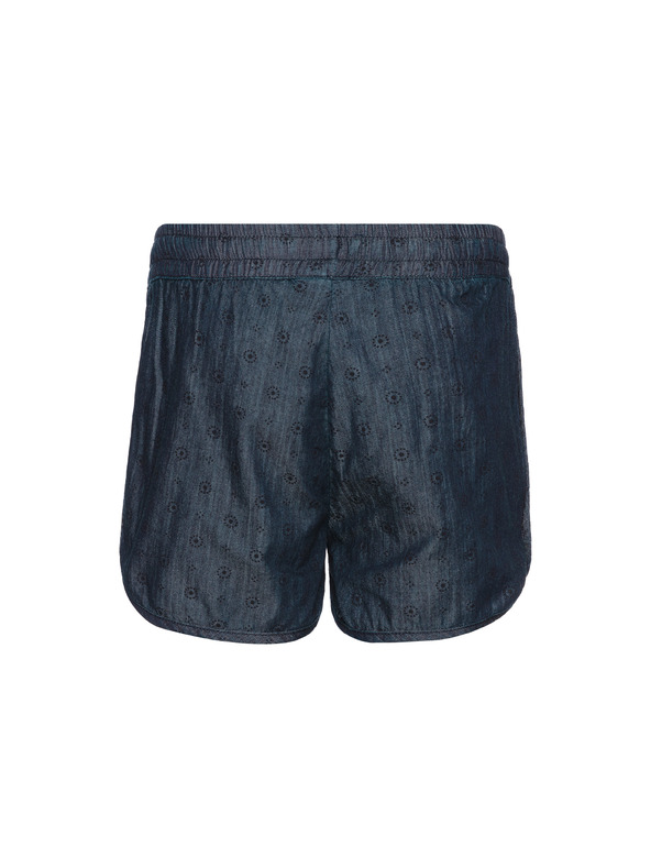 Sam 73 Temno modre dekliške kratke hlače iz džinsa z vzorcem SAM 73