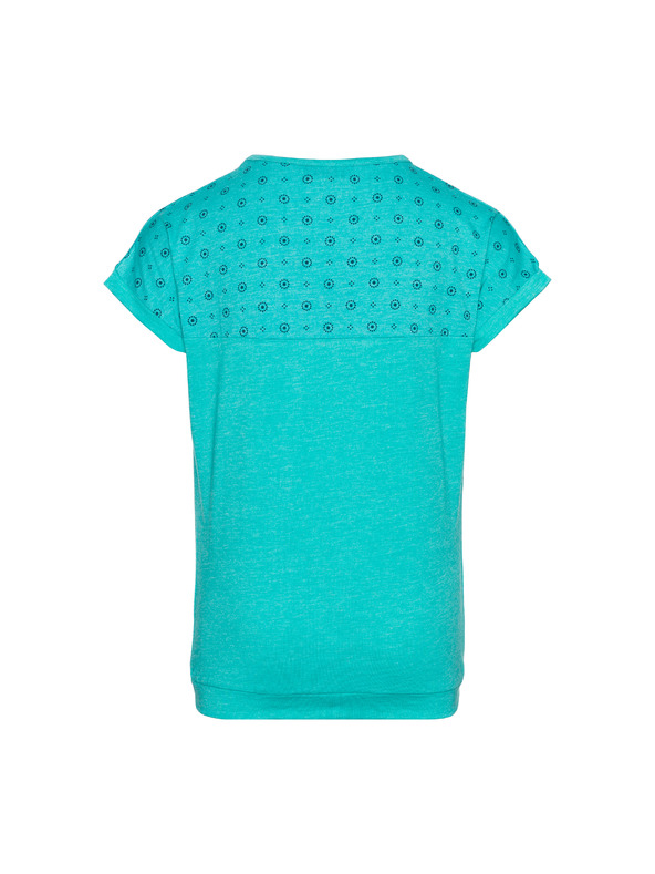 Sam 73 Zelena dekliška majica z vzorcem SAM 73