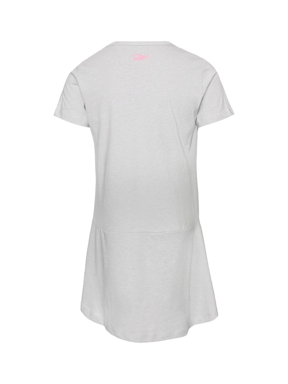 Sam 73 Svetlo siva dekliška obleka s potiskom SAM 73