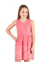 Sam 73 Roza dekliška cvetlična obleka SAM 73