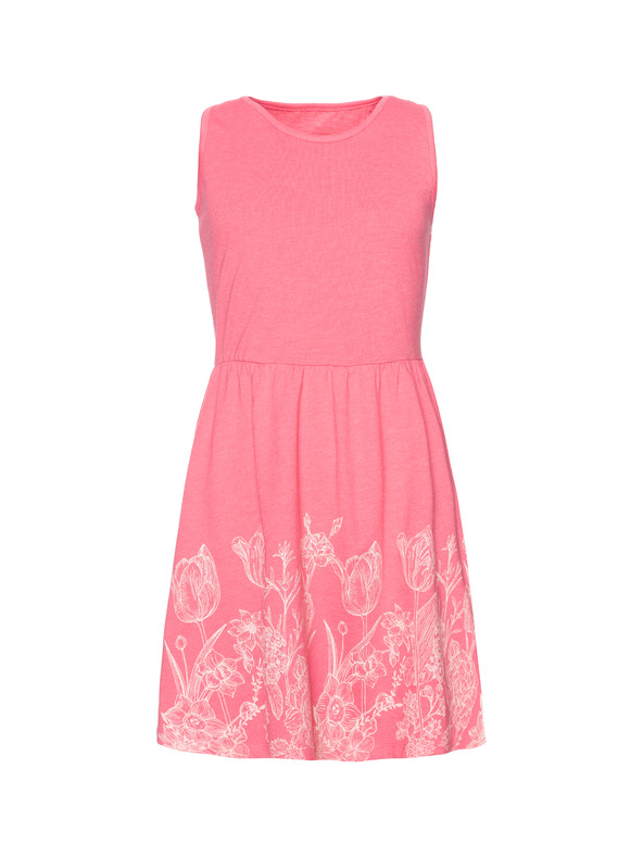 Sam 73 Roza dekliška cvetlična obleka SAM 73
