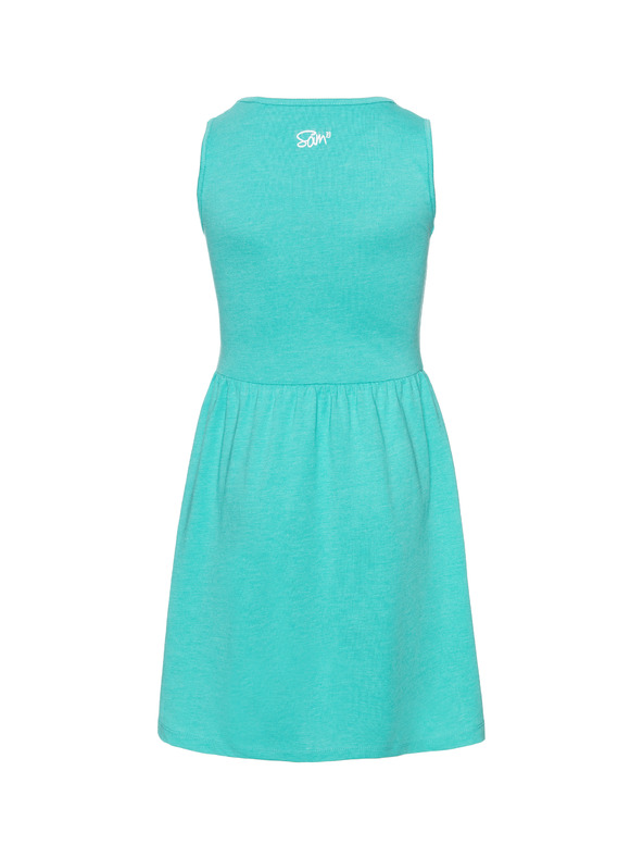 Sam 73 Zelena dekliška cvetlična obleka SAM 73