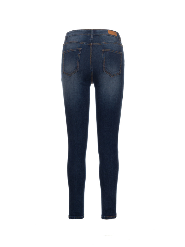 Sam 73 Modre ženske slim fit kavbojke Sam 73