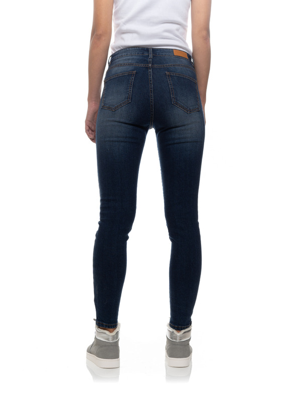 Sam 73 Modre ženske slim fit kavbojke Sam 73