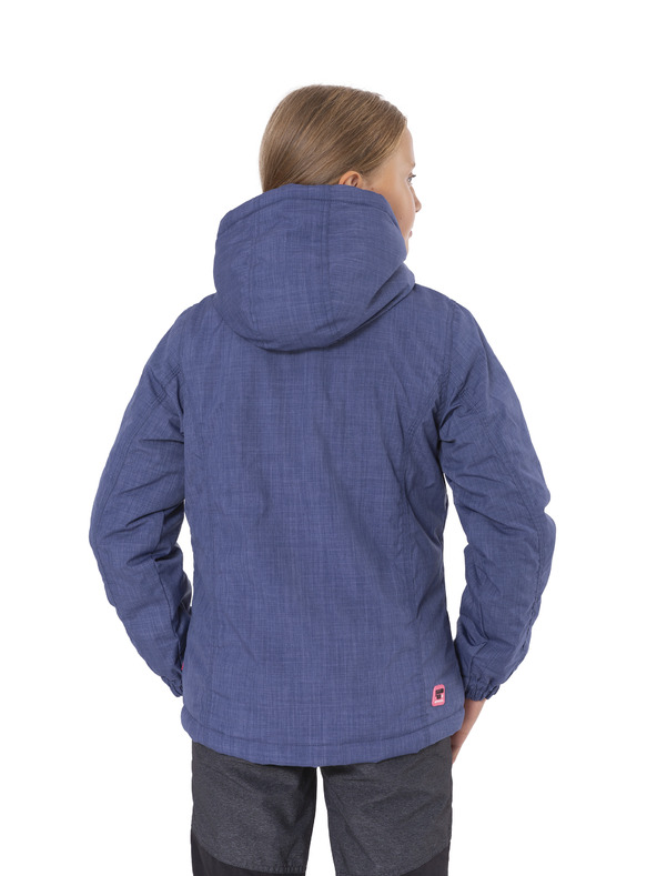 Sam 73 Roza in modra dekliška zimska jakna s kapuco SAM 73 Giselle