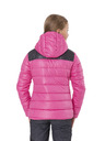Sam 73 Črno-rožnata dekliška prešita zimska bunda s kapuco SAM 73 Eloise