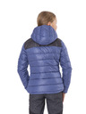Sam 73 Črno-modra dekliška prešita zimska bunda s kapuco SAM 73 Eloise