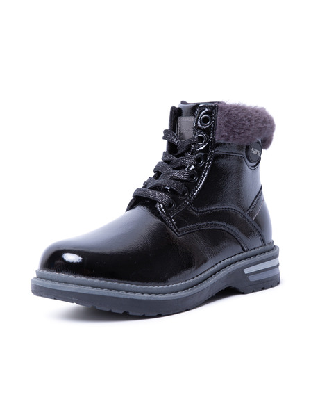 Sam 73 Črni fantovski gležnjarji z umetnim krznom SAM 73 Naomi