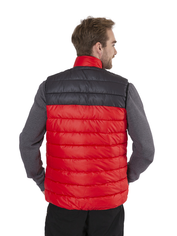 Sam 73 Črno-rdeč moški prešiti telovnik SAM 73 Donald