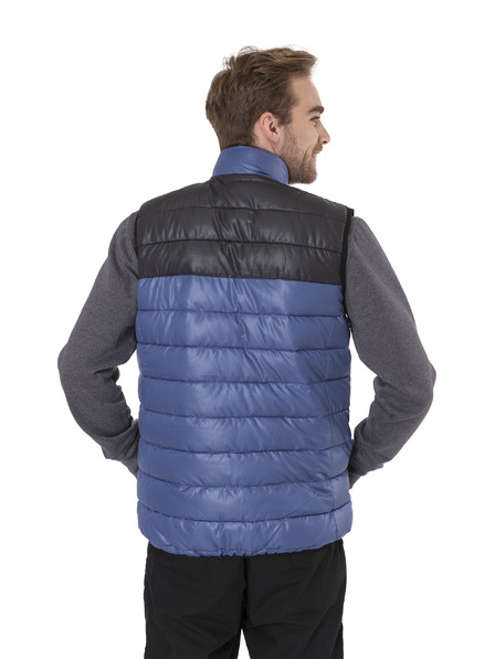 Sam 73 Črno-modri moški prešiti jopič SAM 73 Donald