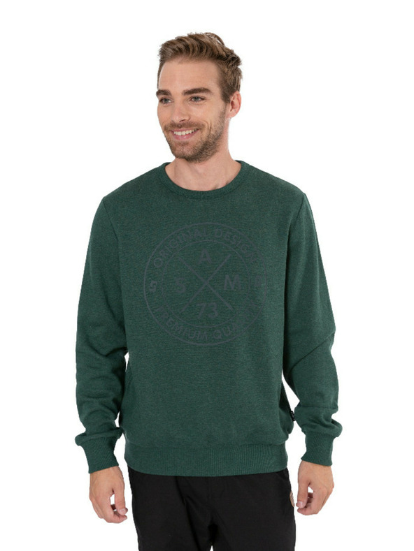 Sam 73 Temnozelena moška jopa s potiskom SAM 73 Guy