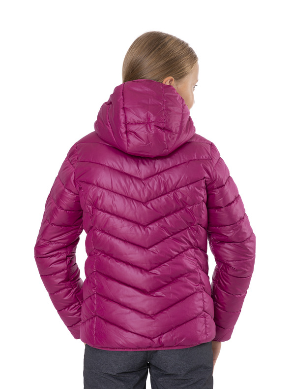 Sam 73 Temno rožnata dekliška prešita zimska bunda s kapuco SAM 73 Hermione