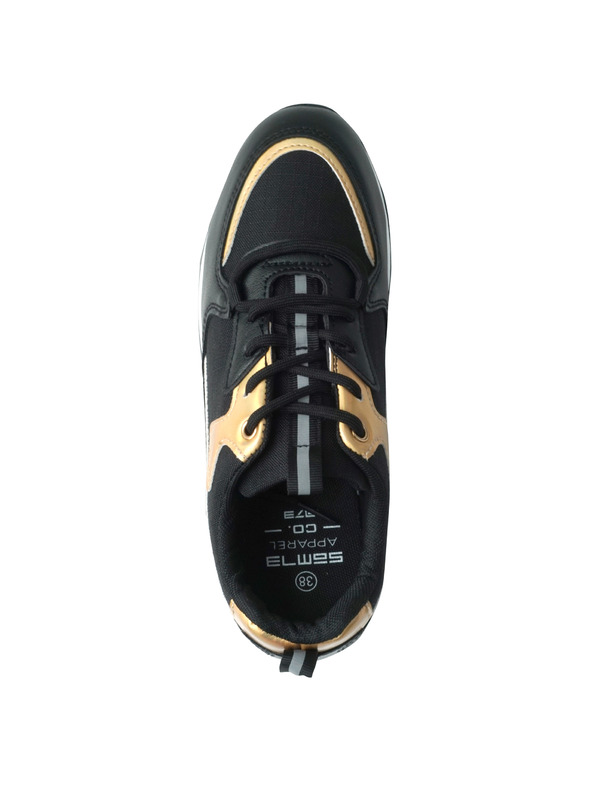 Sam 73 Zlati in črni ženski škornji SAM 73 Nona