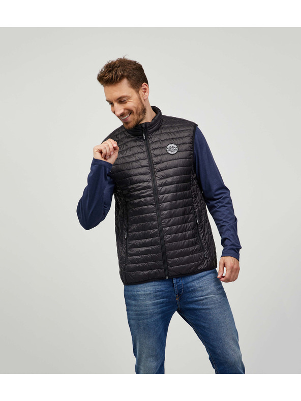 Sam 73 Temno siva moška prešita jopica Sam 73