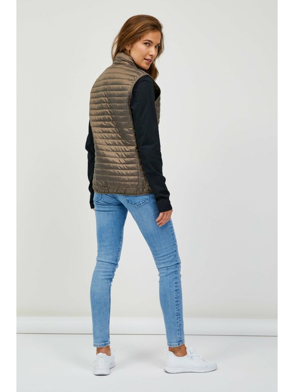 Sam 73 Rjava ženska prešita jopica Sam 73