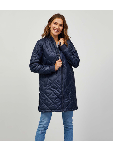 Sam 73 Temno modra Ženski prešiti plašč Sam 73