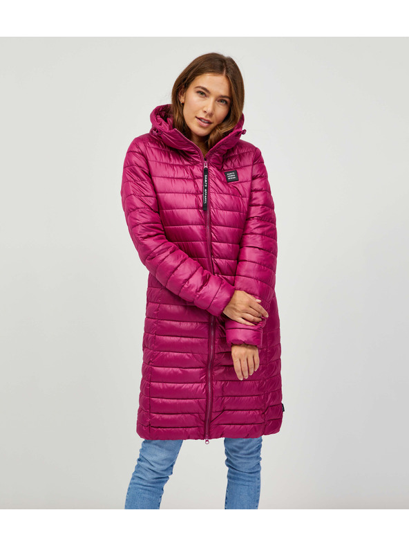 Sam 73 Temno roza ženski prešiti plašč Sam 73