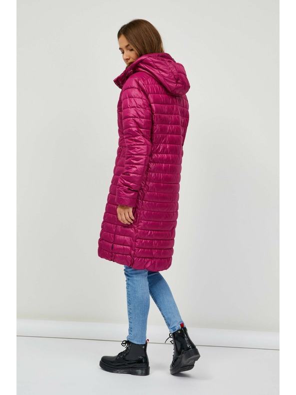 Sam 73 Temno roza ženski prešiti plašč Sam 73