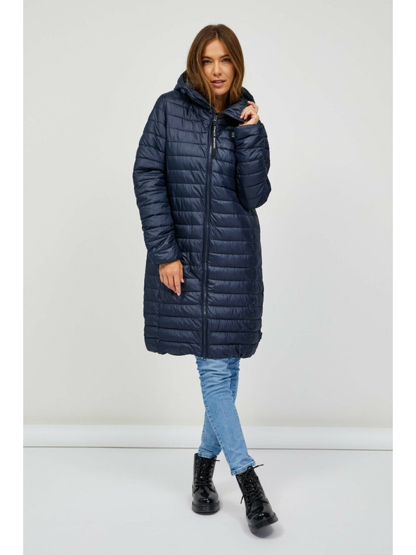 Sam 73 Temno modra Ženski prešiti plašč Sam 73