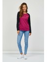 Sam 73 Črno-rožnata ženska majica SAM 73