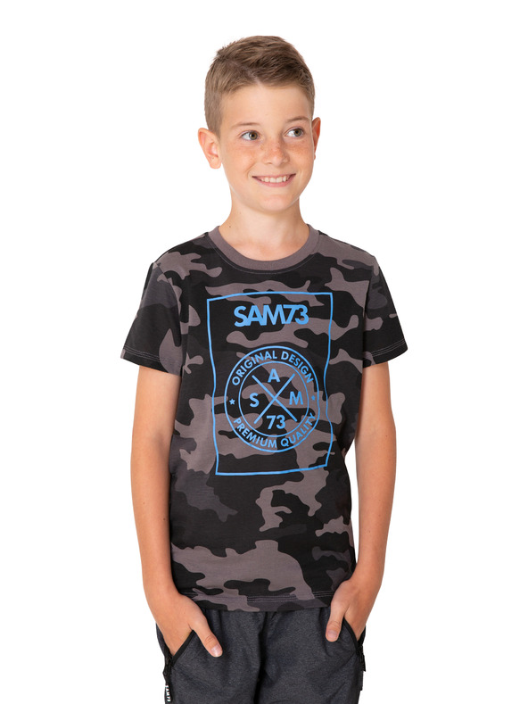 Sam 73 Siva fantovska maskirna majica SAM 73