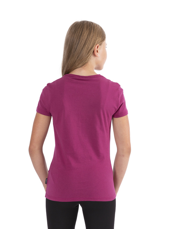 Sam 73 Temno roza dekliška majica s potiskom SAM 73