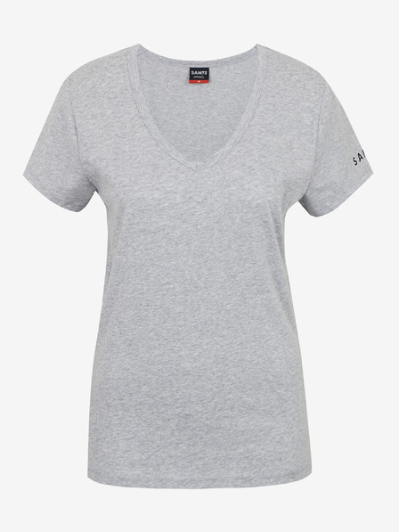 Sam 73 Svetlo siva ženska črtasta majica SAM 73 Una