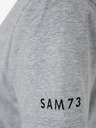 Sam 73 Svetlo siva ženska črtasta majica SAM 73 Una