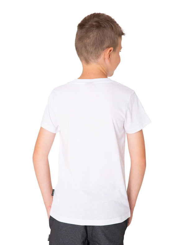 Sam 73 Bela fantovska majica s potiskom SAM 73