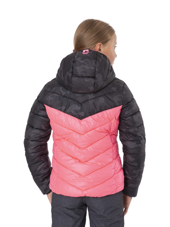 Sam 73 Črno-rožnata dekliška zimska prešita bunda SAM 73 Terri