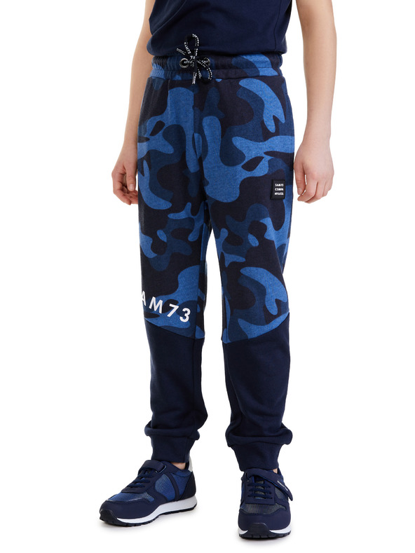 Sam 73 Temno modre fantovske hlače z vzorcem SAM 73 Conrad