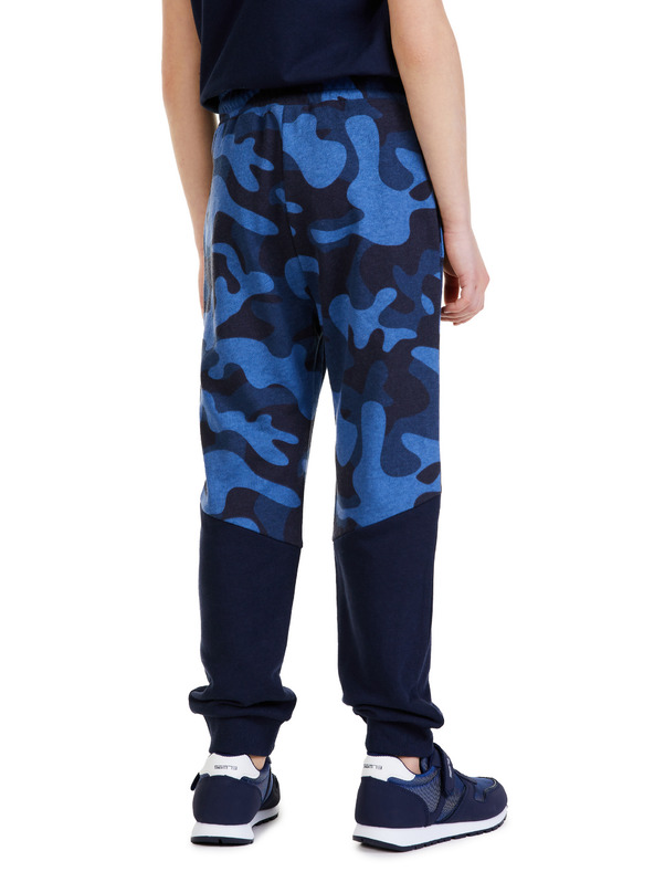 Sam 73 Temno modre fantovske hlače z vzorcem SAM 73 Conrad