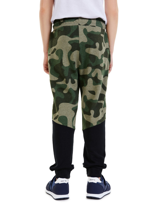 Sam 73 Kaki deške vzorčaste trenirke SAM 73 Conrad