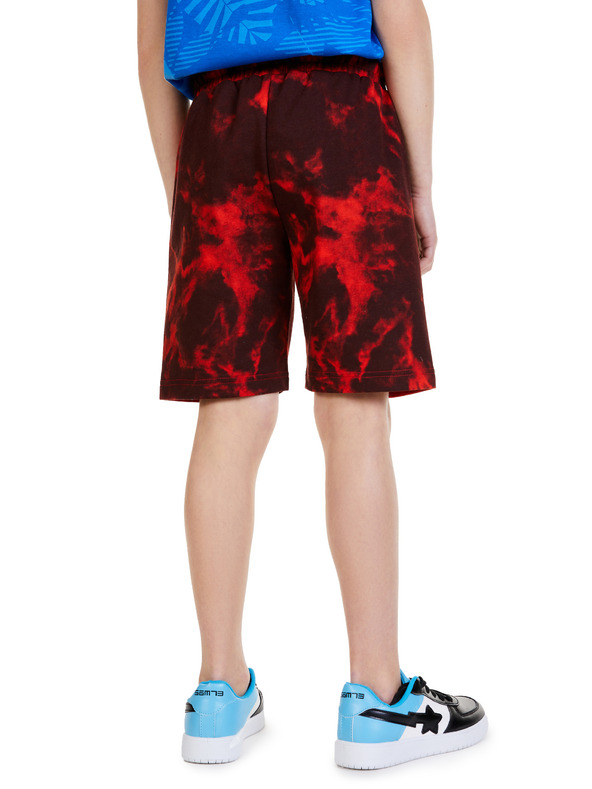 Sam 73 Rdeče fantovske kratke hlače z vzorcem SAM 73 Graham