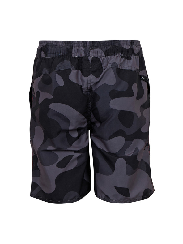 Sam 73 Sivo-črne fantovske kratke hlače z vzorcem SAM 73 Jordan