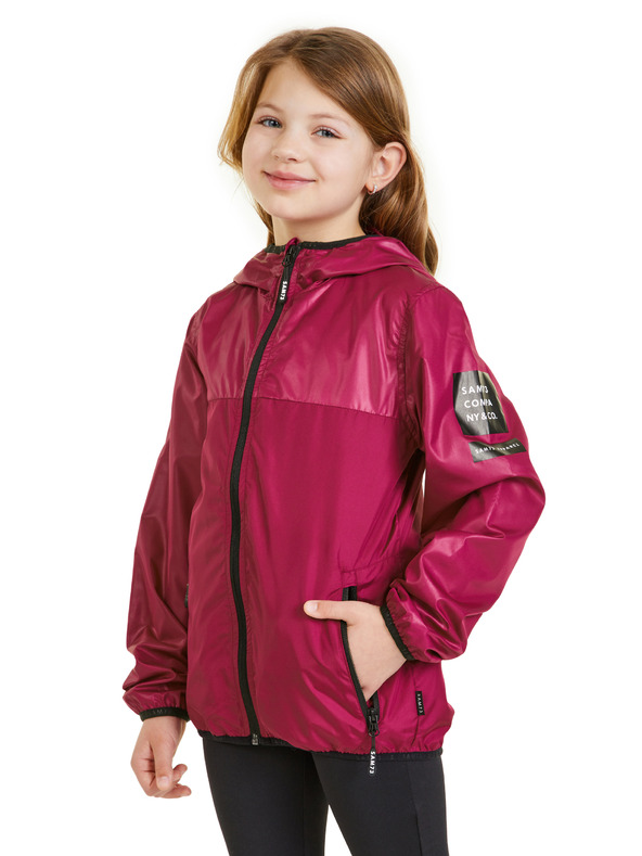 Sam 73 Dekliška lahka jakna bordo barve SAM 73 Elsa