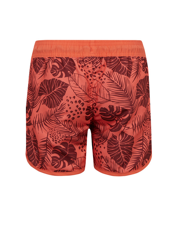 Sam 73 Oranžne dekliške kratke hlače z vzorcem SAM 73 Milania