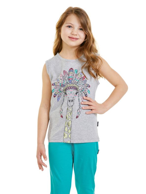 Sam 73 Svetlo siva dekliška majica SAM 73 Josephine