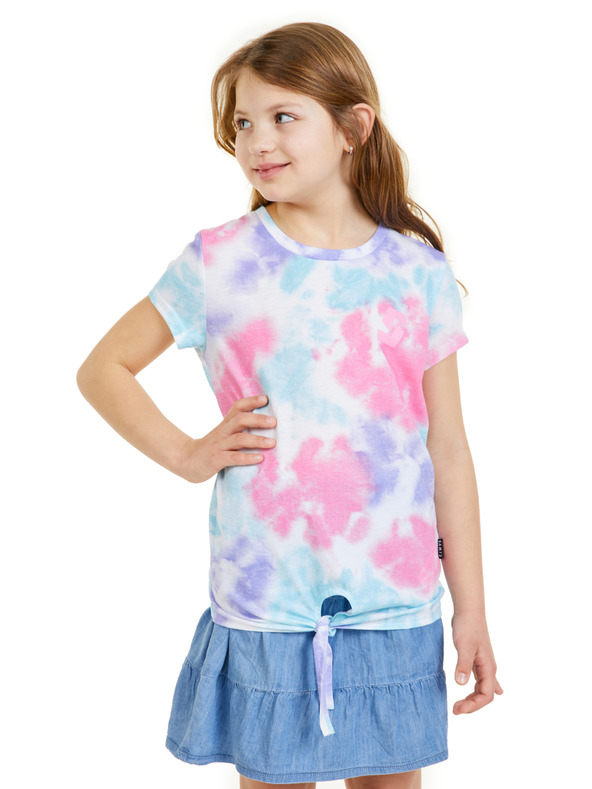 Sam 73 Modra dekliška majica z batiko SAM 73 Regina